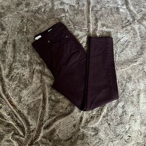 EUC high rise skinny ankle pants